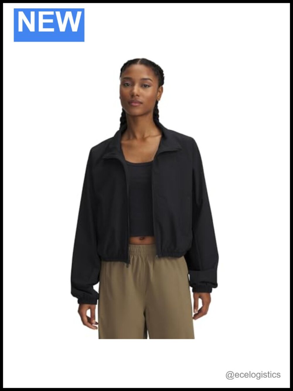 Under Armour Womens Rival Woven Crop Jacket